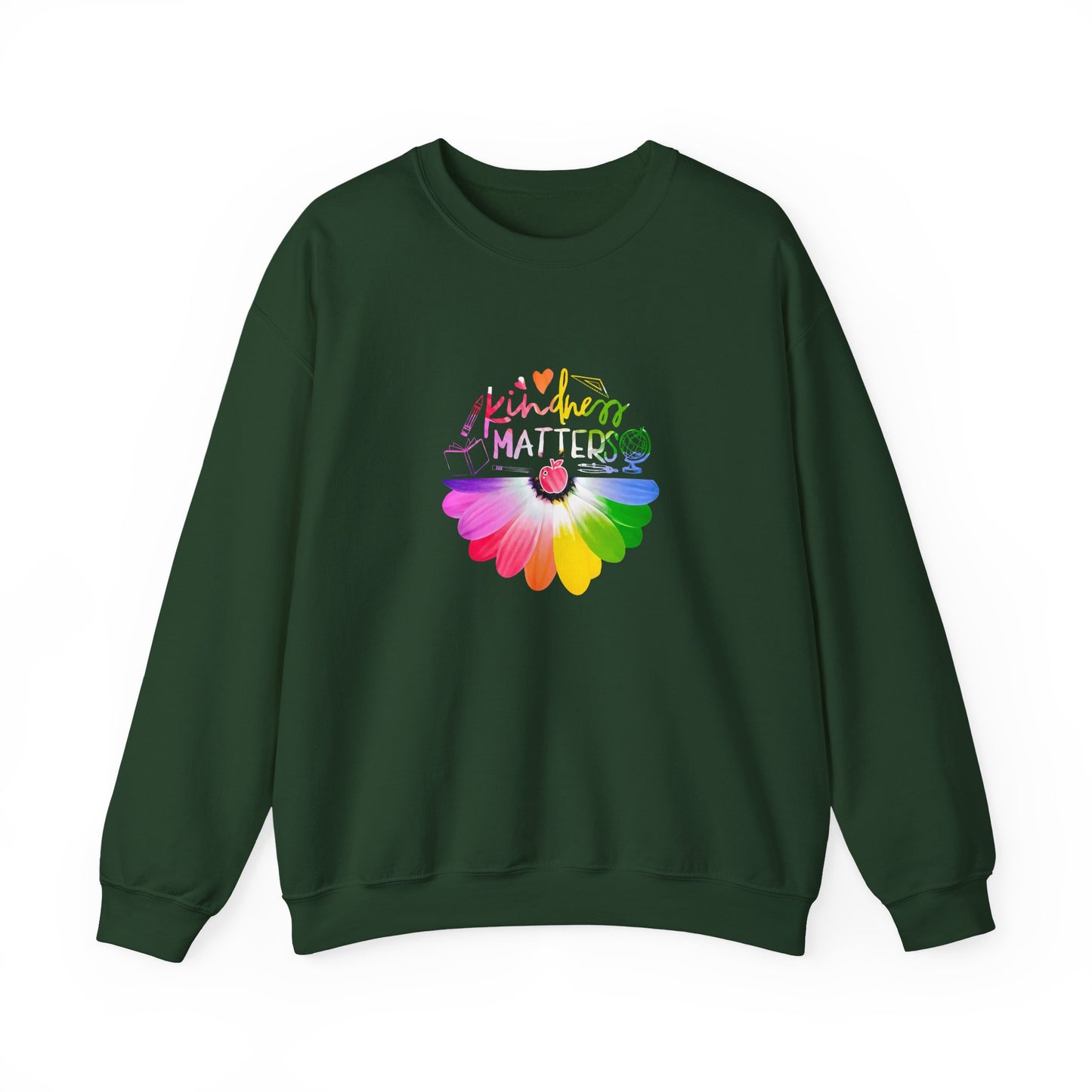 Crewneck Rainbow Daisy Sweatshirt