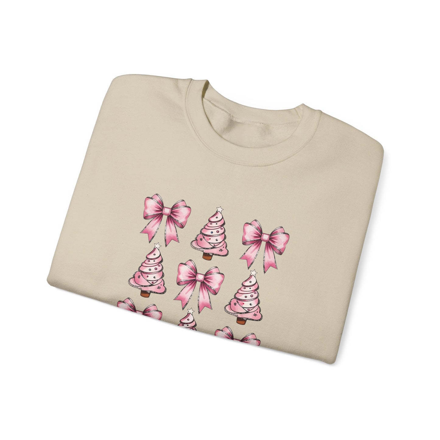 Pink Ribbon & Cupcake Crewneck Sweatshirt