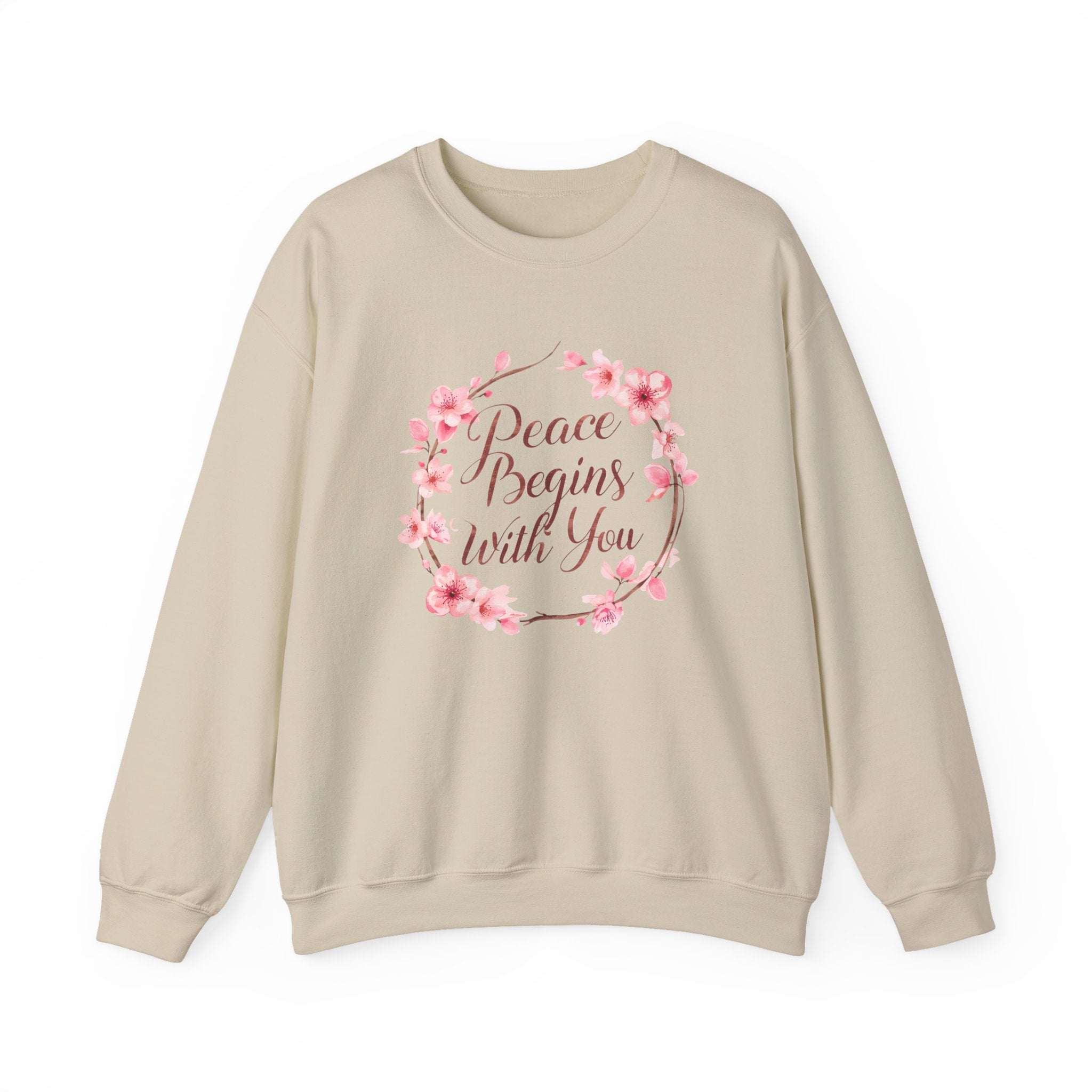 Peace Begins With You- Women Sweatshirt .