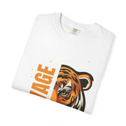 Savage Tiger Graphic Tee, Unisex T-shirt for Bold Fashion, Streetwear Essentials, Animal Lover Gift, Casual Everyday Wear
