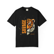Savage Tiger Graphic Tee, Unisex T-shirt for Bold Fashion, Streetwear Essentials, Animal Lover Gift, Casual Everyday Wear