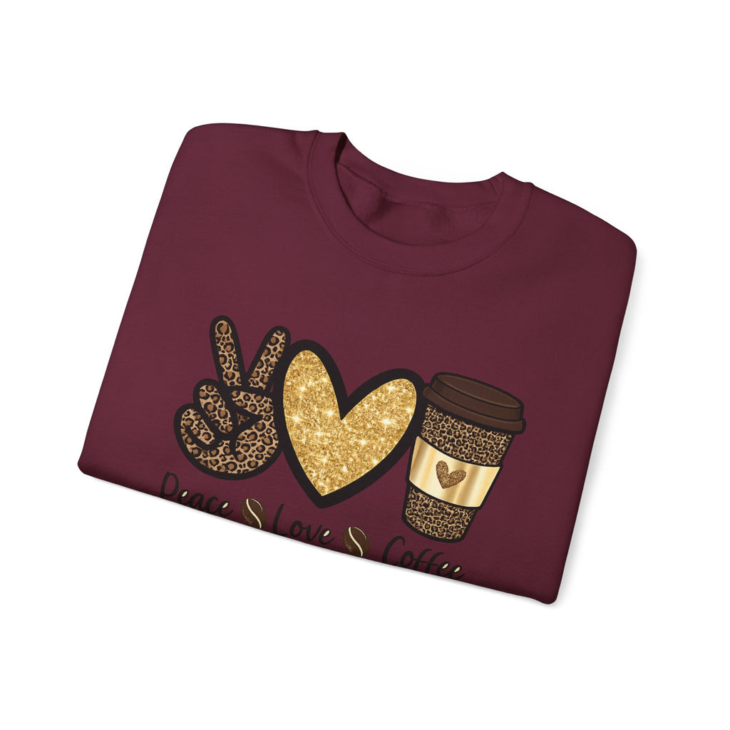 Peace, Love & Coffee — Women Sweatshirt