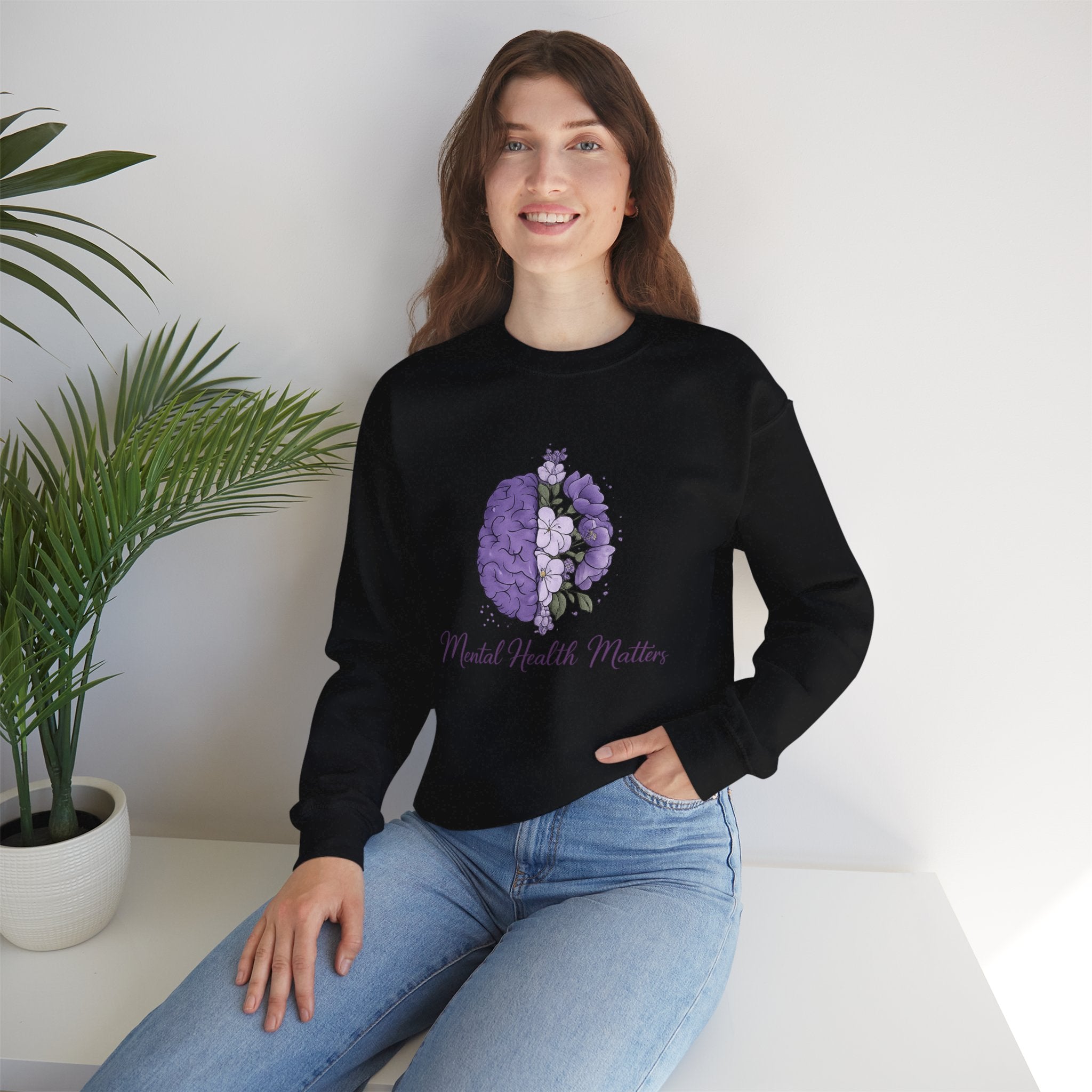 'Mental Health Matters' Women Sweatshirt.