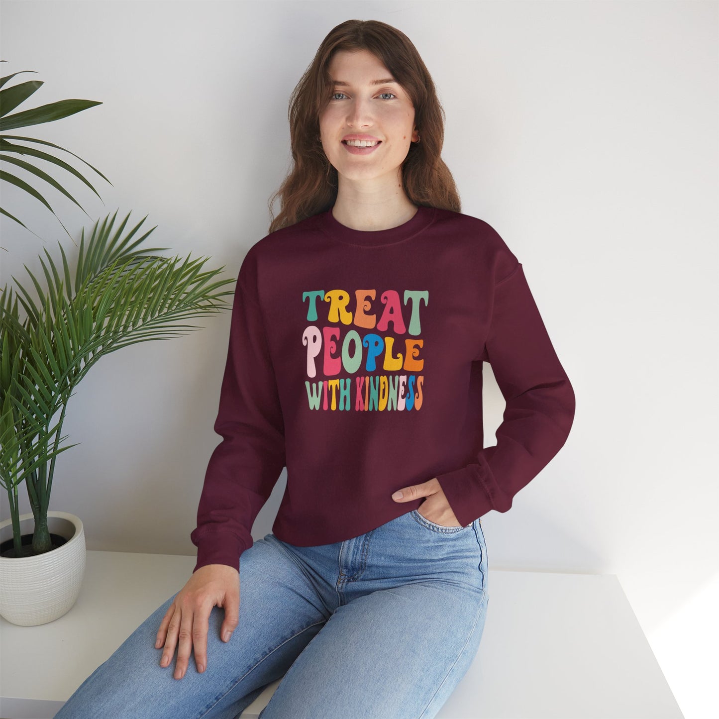 Treat People With Kindness Women Sweatshirt