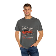Vintage Car T-Shirt | Unisex Garment-Dyed Tee for Car Lovers, Retro Style Shirt, Cool Graphic Tee, Birthday Gift, Casual Wear