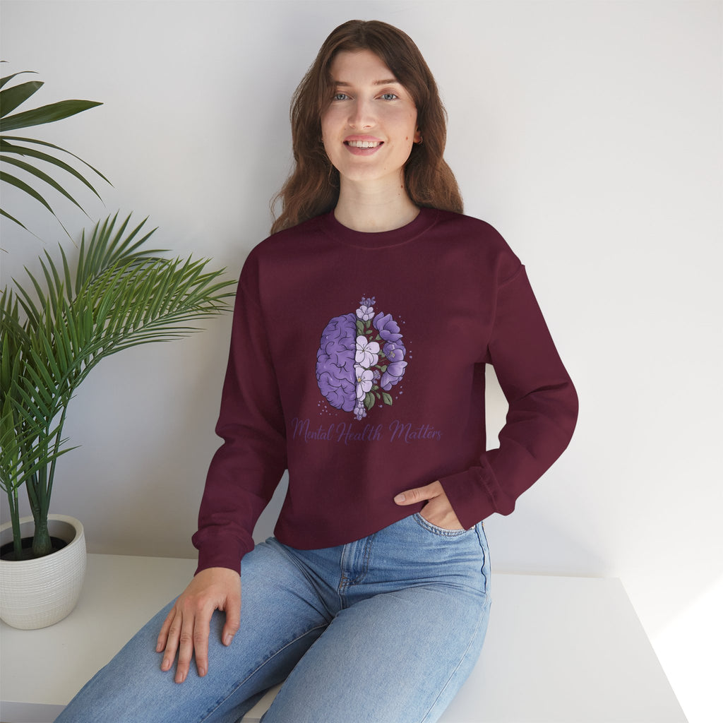 'Mental Health Matters' Women Sweatshirt.