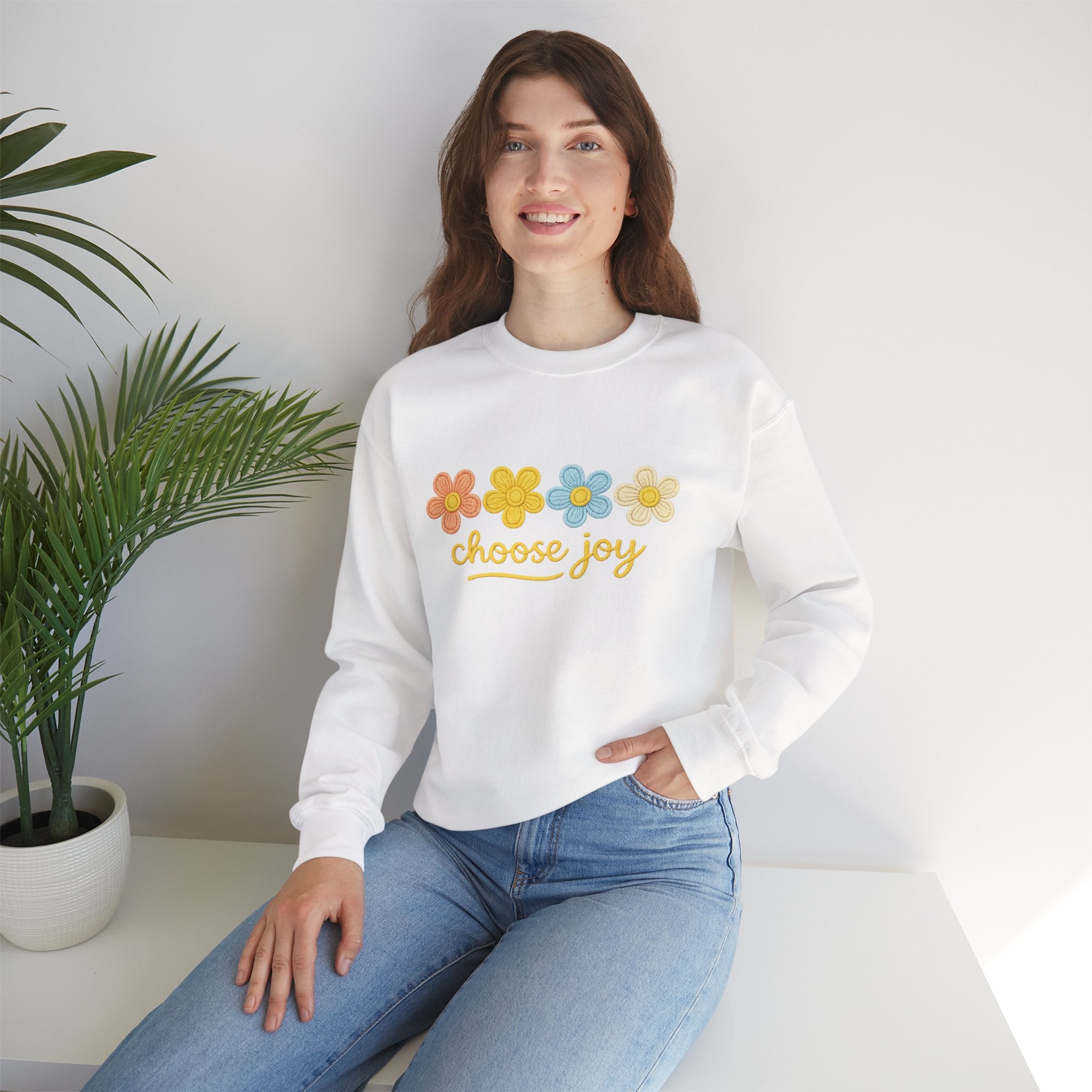 'Choose joy' Crewneck Sweatshirt.