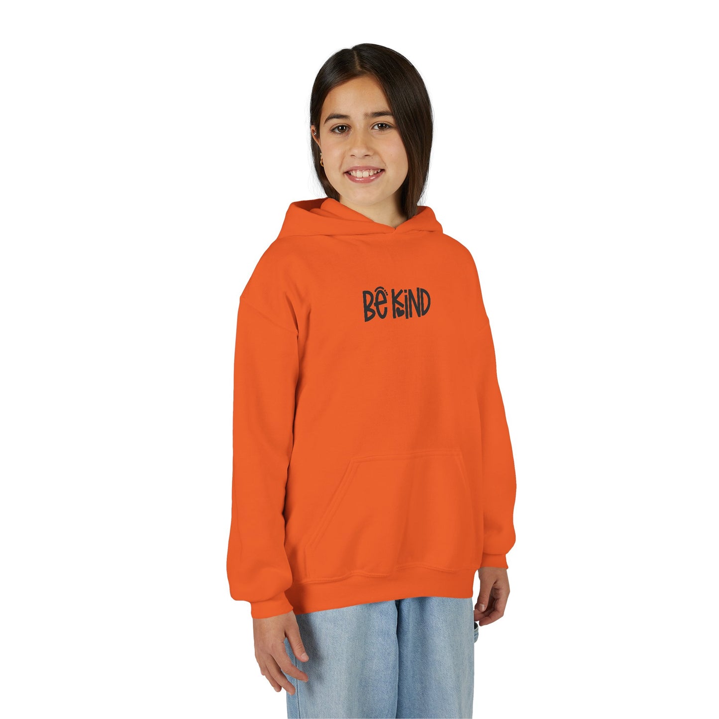 Be Kind Youth Hoodie — Positive Message Kids Sweatshirt