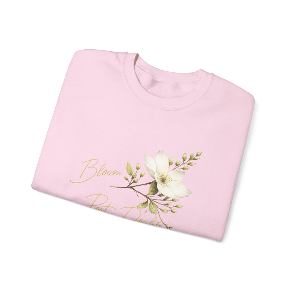Floral 'Bloom Past Darkness' Crewneck Sweatshirt