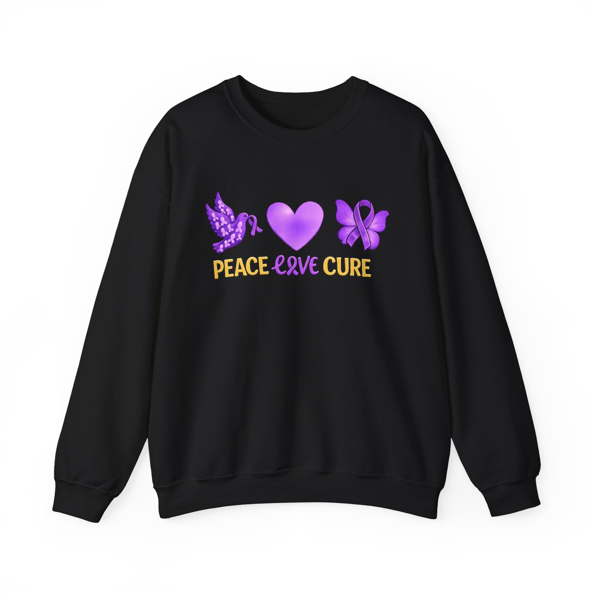 Peace Love Cure Crewneck Women Sweatshirt