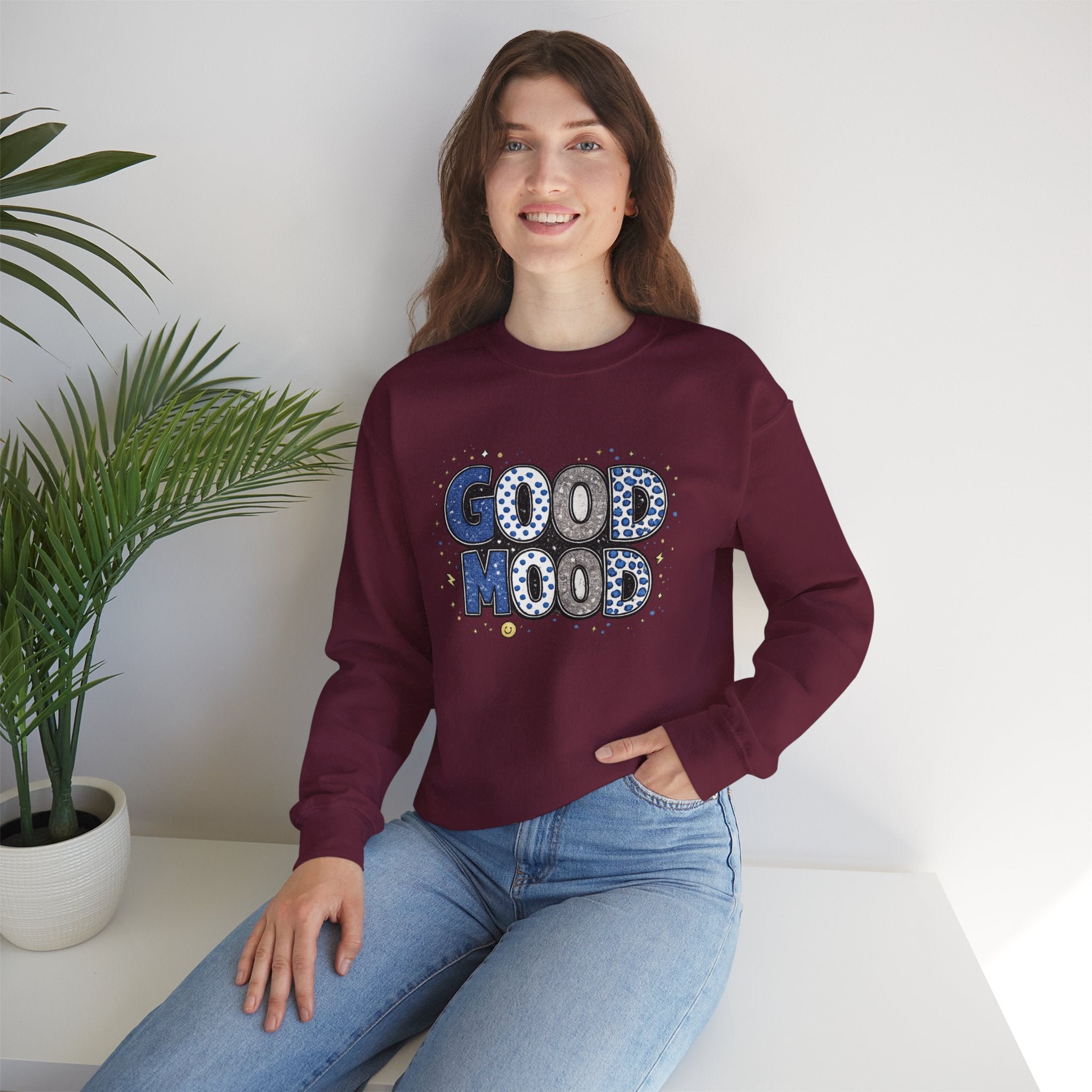 'Good Mood' Crewneck Sweatshirt