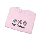 Life Is Good Daisy Crewneck Sweatshirt
