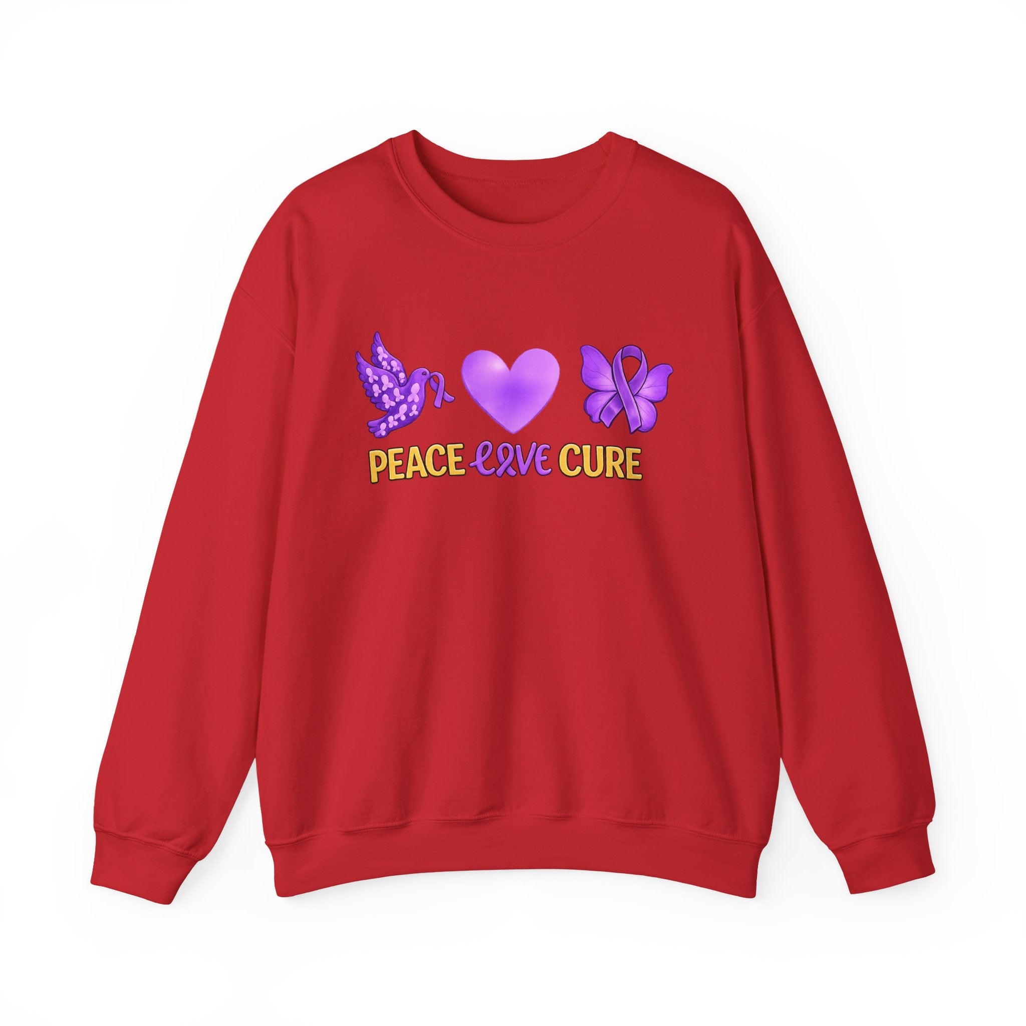 Peace Love Cure Crewneck Women Sweatshirt