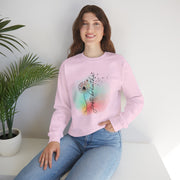 'Just Breathe' Dandelion Watercolor Comfort — Crewneck Sweatshirt