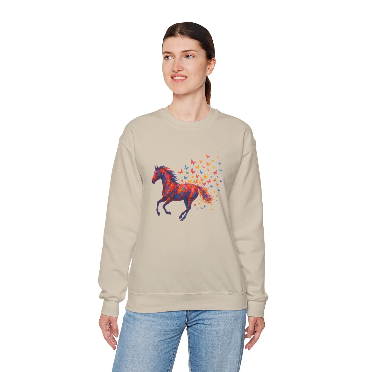 Colorful Unicorn & Butterflies Sweatshirt