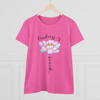 Kindness Is Power Floral  Women T-Shirt