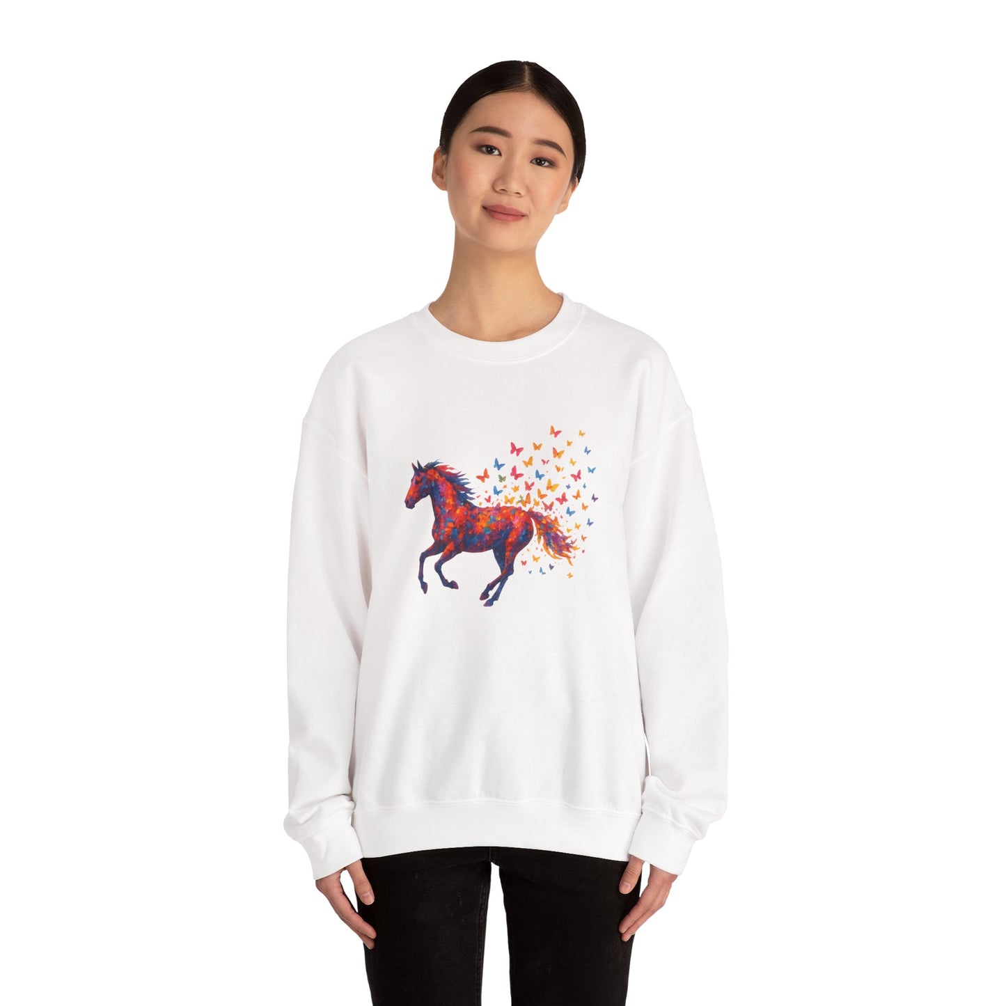 Colorful Unicorn & Butterflies Sweatshirt
