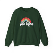 Be Kind Rainbow Crewneck Women Sweatshirt