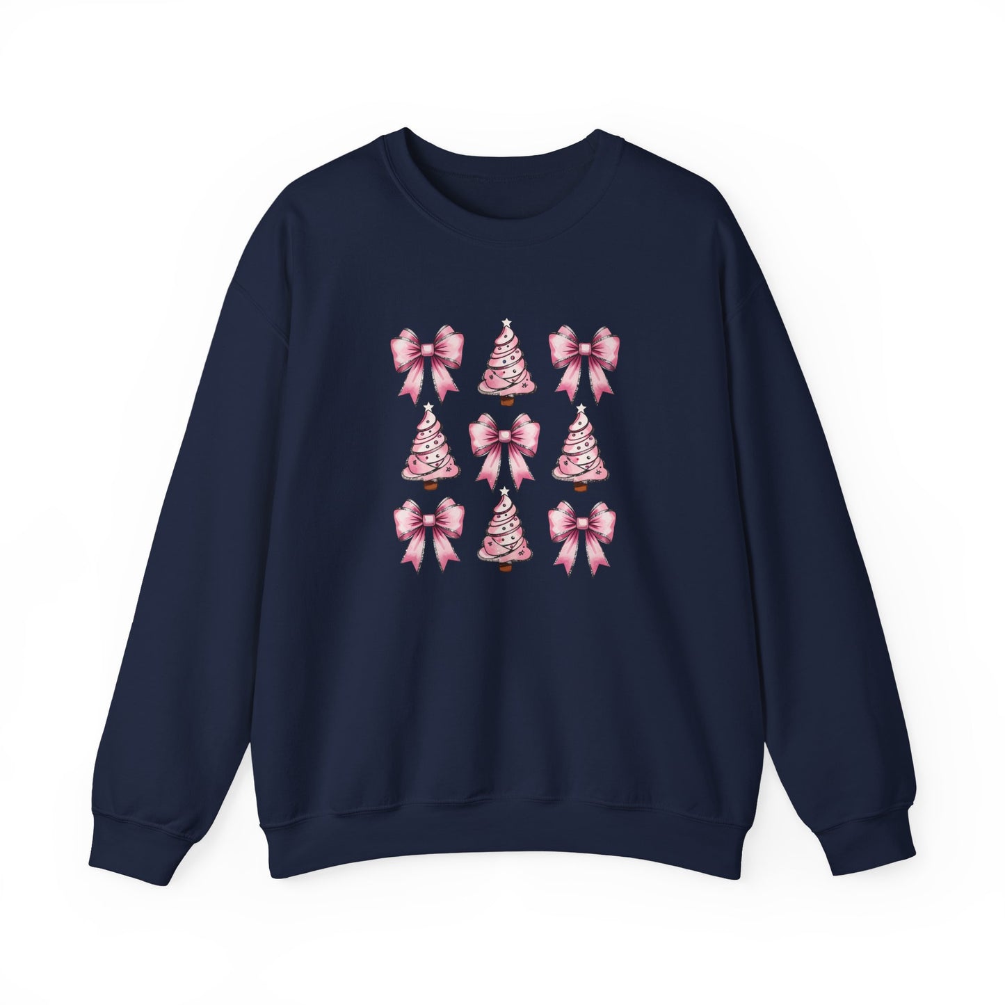 Pink Ribbon & Cupcake Crewneck Sweatshirt