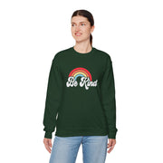 Be Kind Rainbow Crewneck Women Sweatshirt