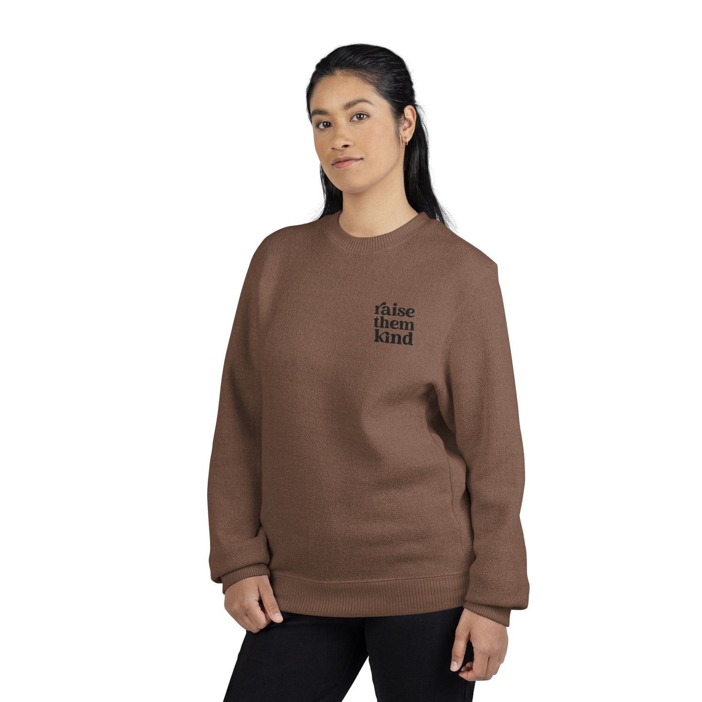 Kindness Embroidered Crewneck Unisex Sweatshirt