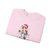 Cute Christmas Holiday Stack of Kittens Sweatshirt