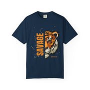 Savage Tiger Graphic Tee, Unisex T-shirt for Bold Fashion, Streetwear Essentials, Animal Lover Gift, Casual Everyday Wear