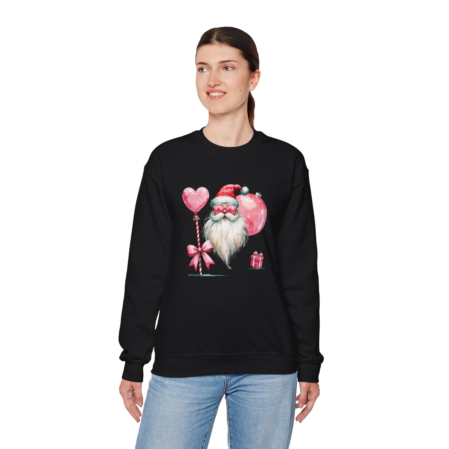 Valentine Santa Crewneck Sweatshirt