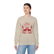 Christmas Reindeer Crewneck Unisex Sweatshirt