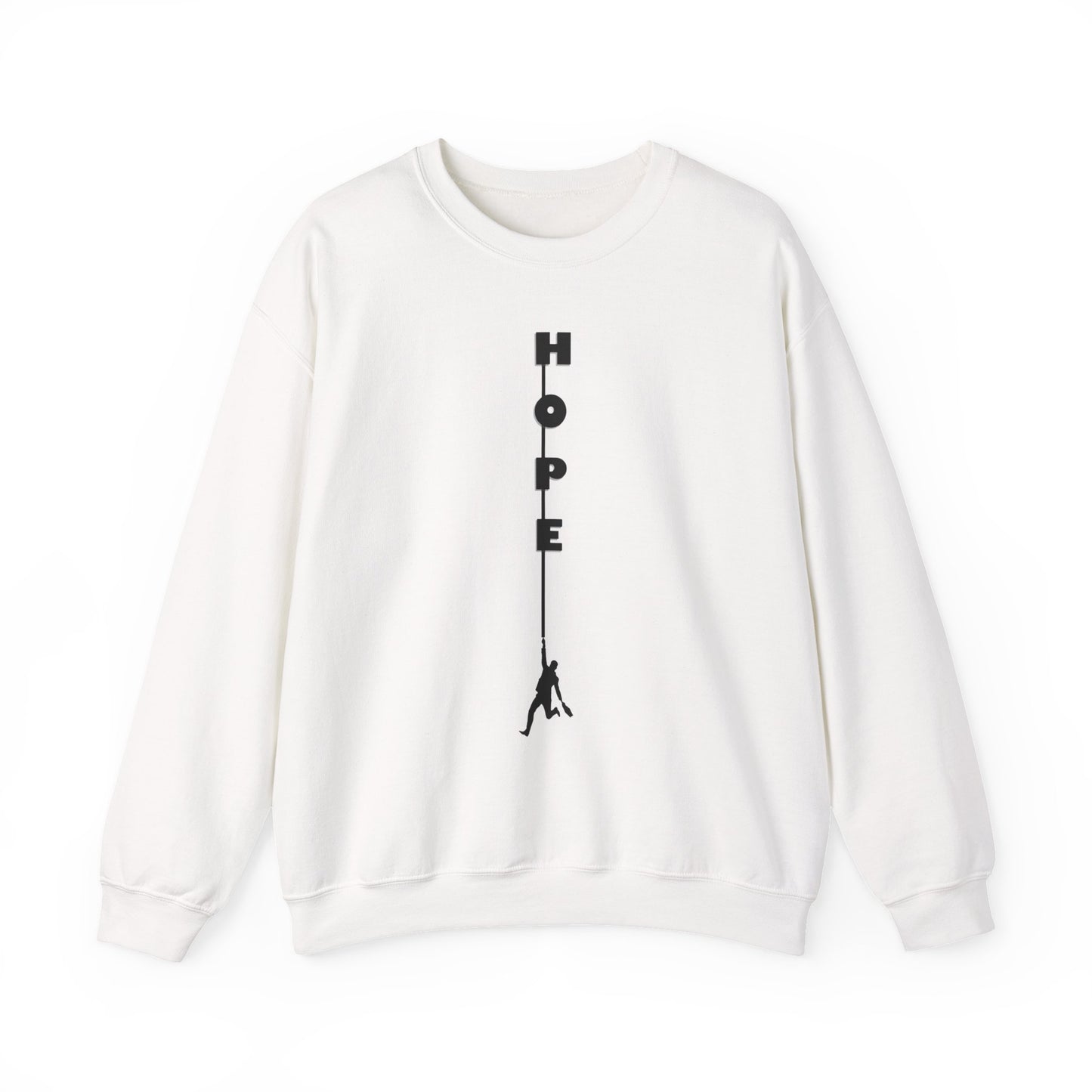 Hope Rope Climber Sweatshirt — Inspirational HOPE Crewneck