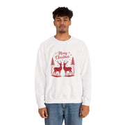 Christmas Reindeer Crewneck Unisex Sweatshirt