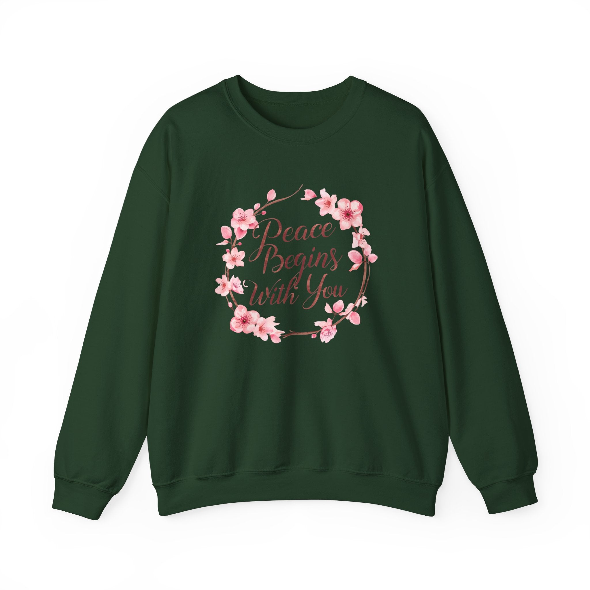 Peace Begins With You- Women Sweatshirt .